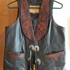 Kobler Leather Western Vest size M
